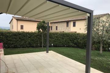 Pergotenda Millenium Corradi con luci integrate