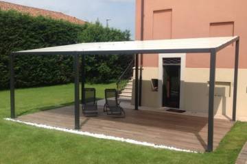 Multipergola Slim con telo fisso